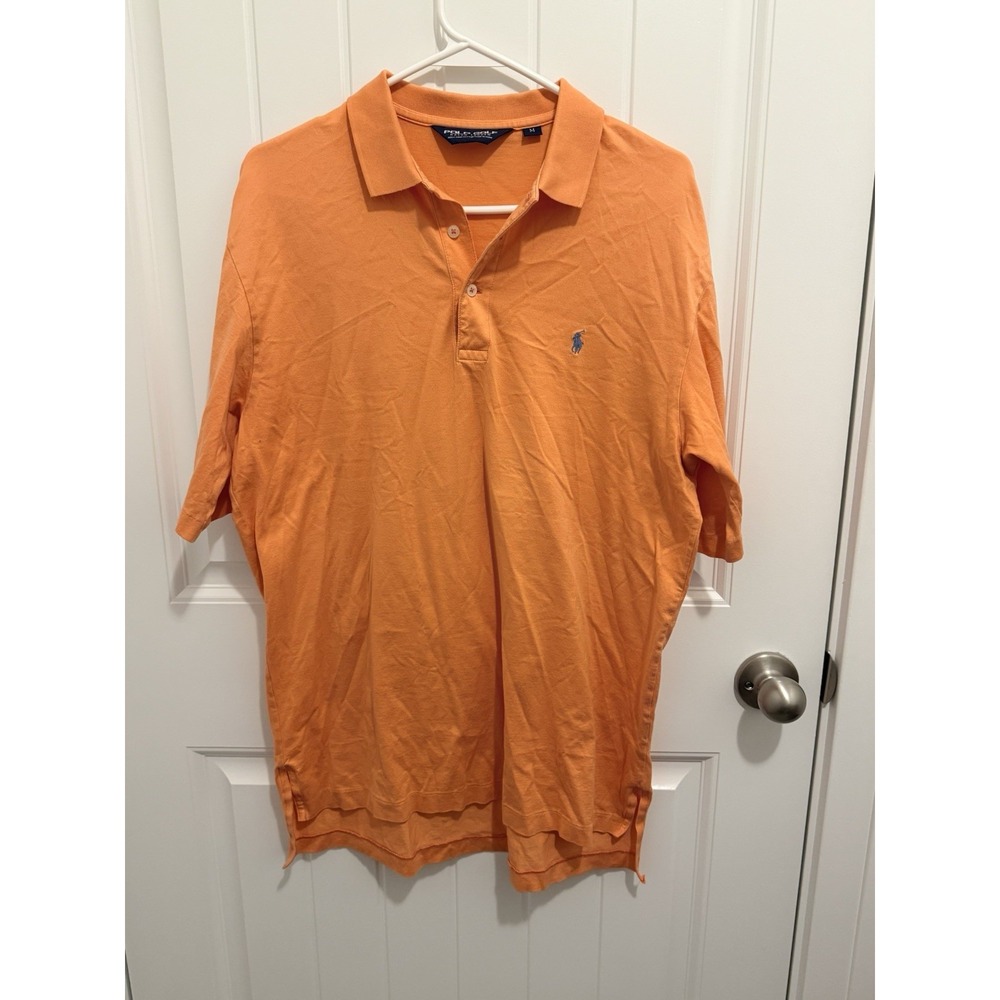 Polo Golf Ralph Lauren Polo‎ Shirt Warwick Hills Orange/pink Color Size M